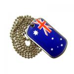 Australian Flag Dog Tag , Novelties Deluxe, Conference Items